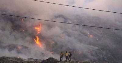 गाजीपुर लैंडफिल साइट में आग का मामला, एमसीडी पर 50 लाख का जुर्माना